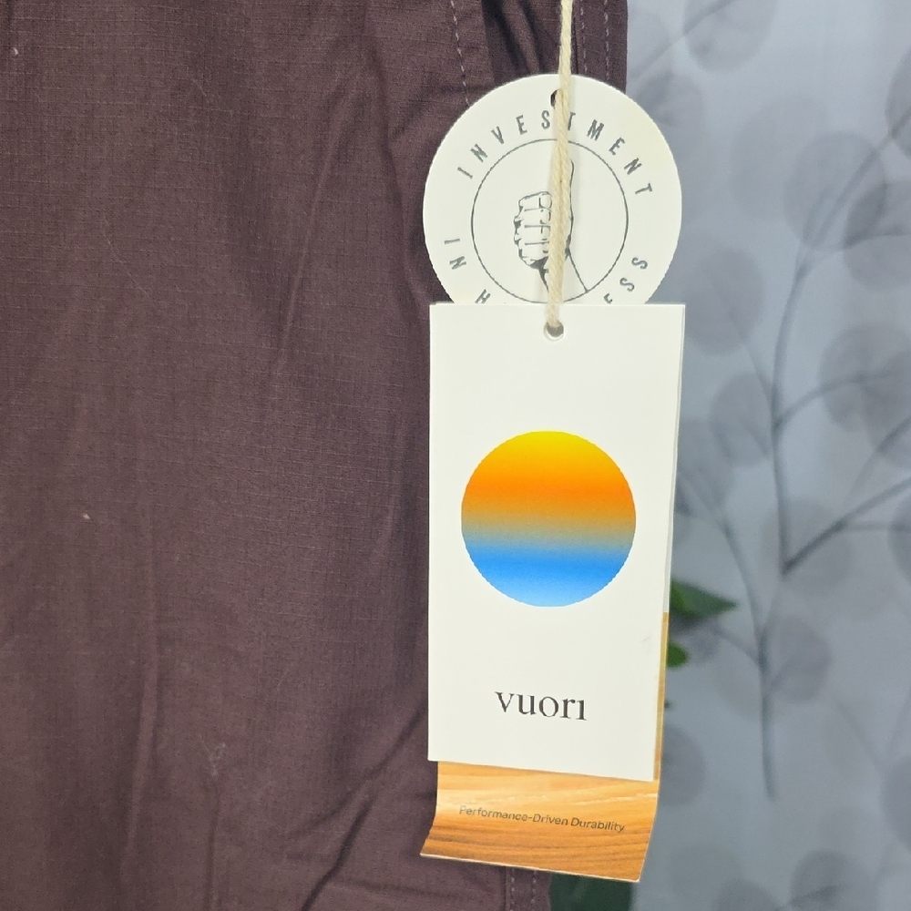 NWT Vuori Ripstop Crop Pants - Chestnut Brown - Women's Size Med - Picture 5 of 10